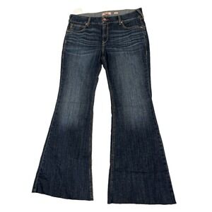 ARIAT Real Denim Flare Women Jeans 34(Tag) 38 Pic Blue Denim Western Rodeo NWT